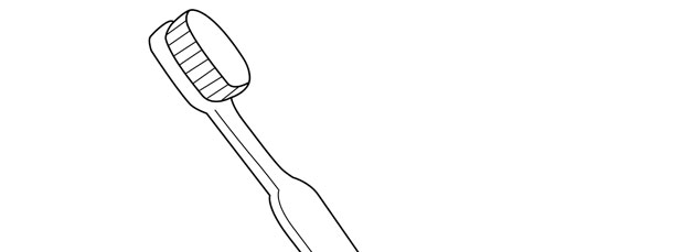 Toothbrush template â large