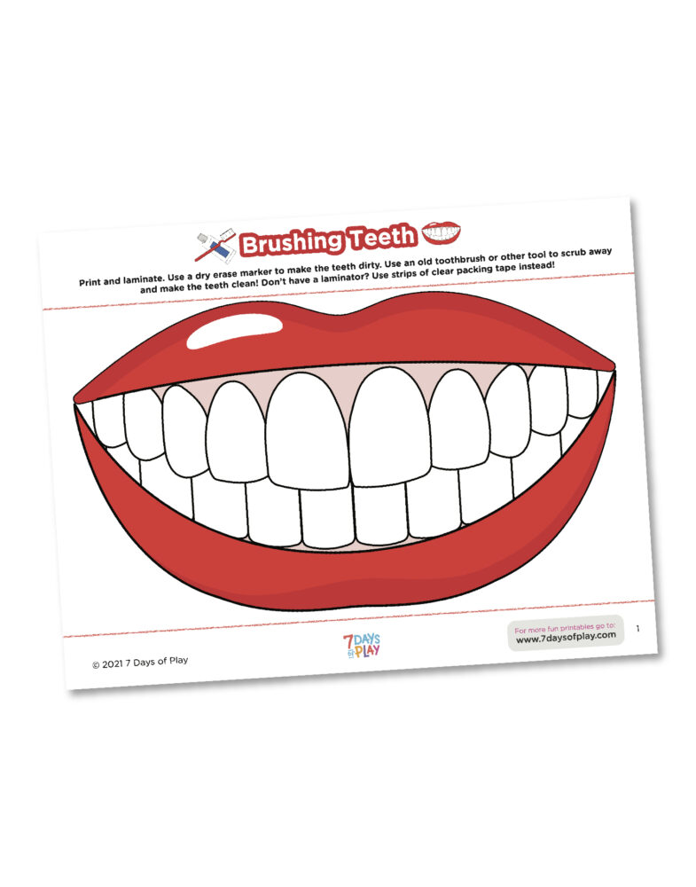 Brush the teeth
