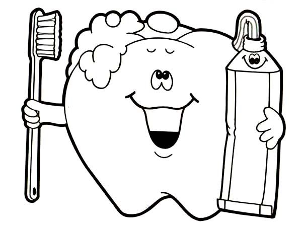 Brush your teeth for your dental health coloring page dental health preschool crafts dental health preschool preschool coloring pages