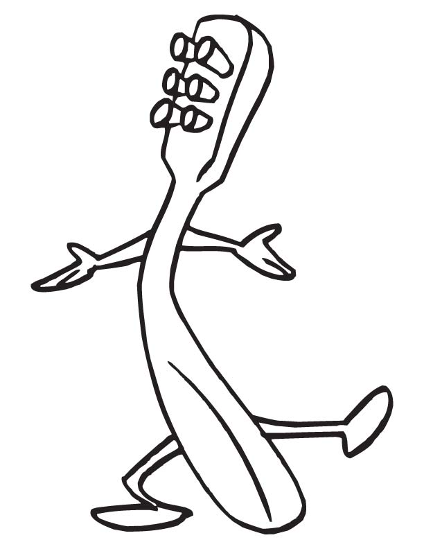 Cartoon toothbrush coloring page download free cartoon toothbrush coloring page for kids best coloring pages