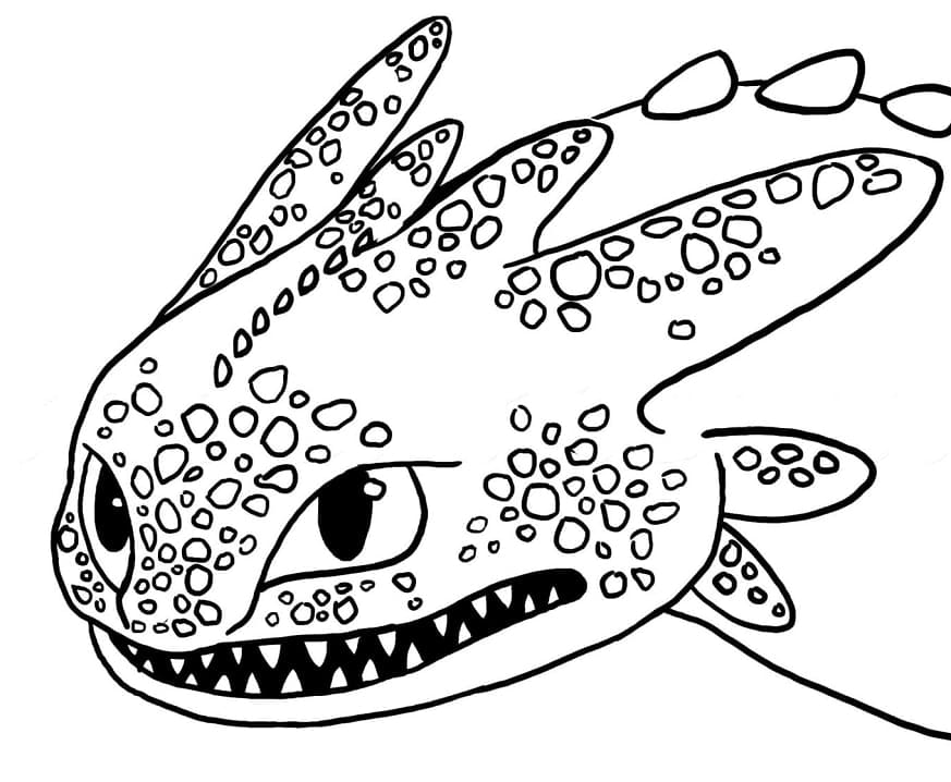 Toothless coloring pages