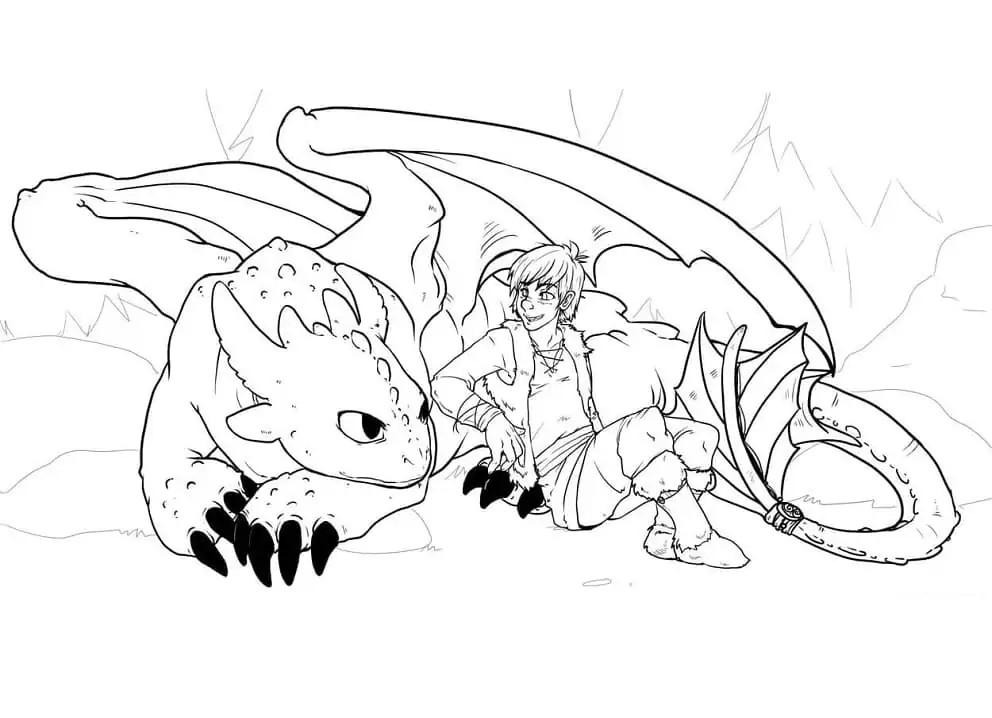 Toothless malvorlagen