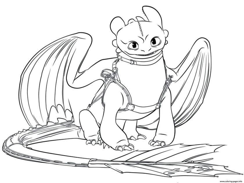 Get this how to train your dragon coloring pages for kids grown up toothless
