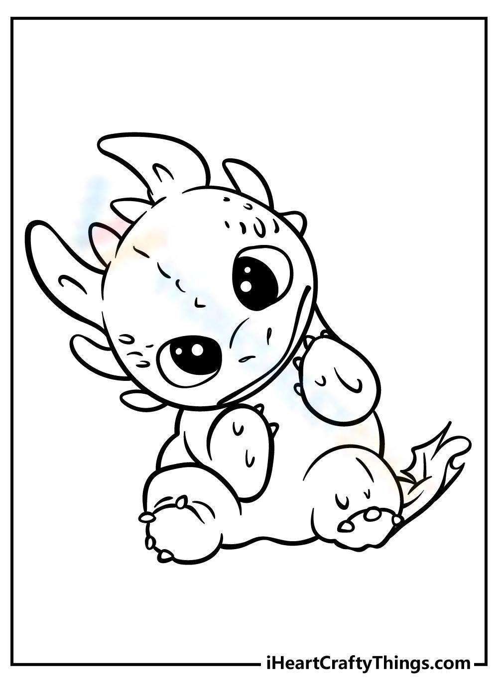 Baby dragon worksheet