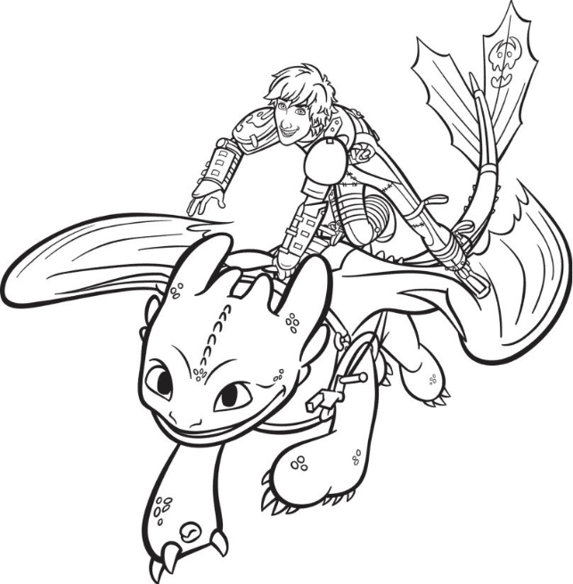 How to train your dragon coloring pages printable for free download