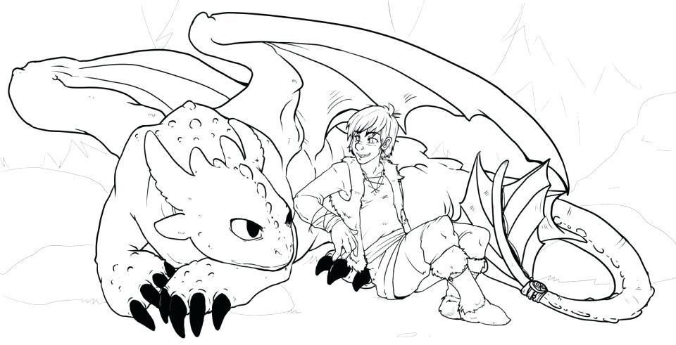 How to train your dragon coloring pages
