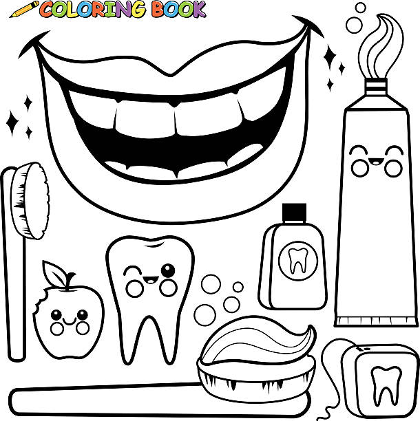 Smiley faces coloring pages stock illustrations royalty
