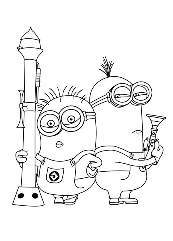 Pin on despicable me coloring page