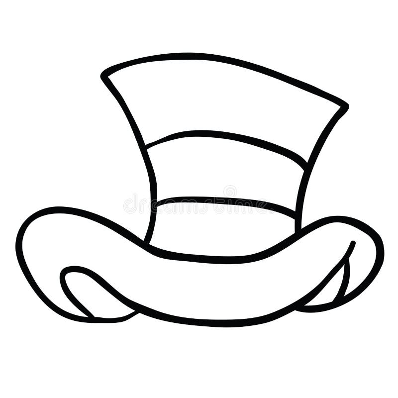 Top hat black stock illustration illustration of elegant