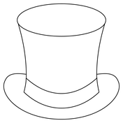 Hat coloring pages free printable pictures