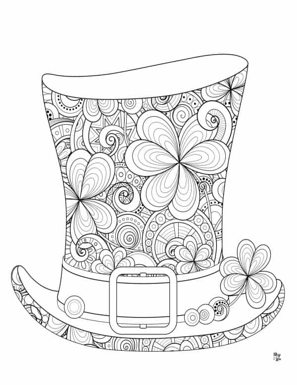 Free st patricks day coloring pages skip to my lou