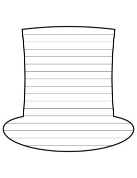 Abraham lincoln hat writing templates presidents day activity bulletin board