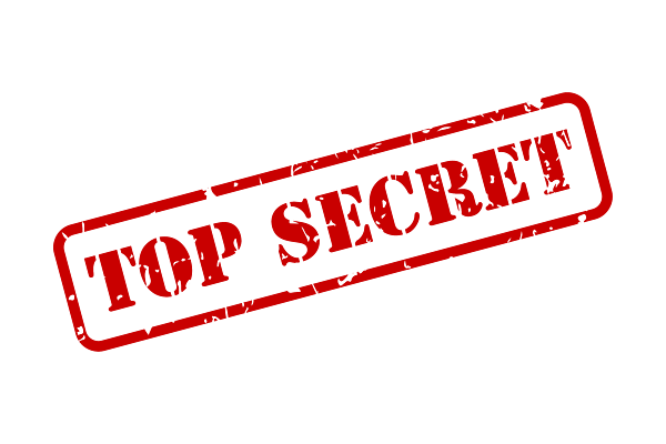 Top secret stamp jigsaw puzzle by thp creative