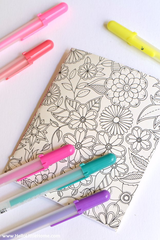 Easy ways to use coloring pages hello little home