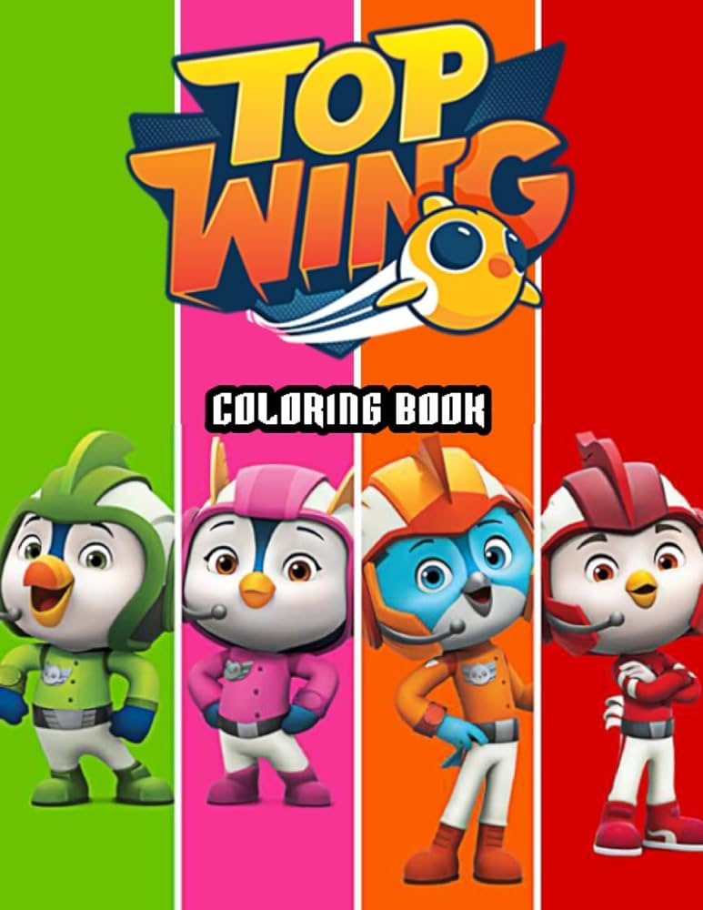 Top wing coloring book coloring pages exclusive artistic illustrations for girls of all ages alphonso schaefer books