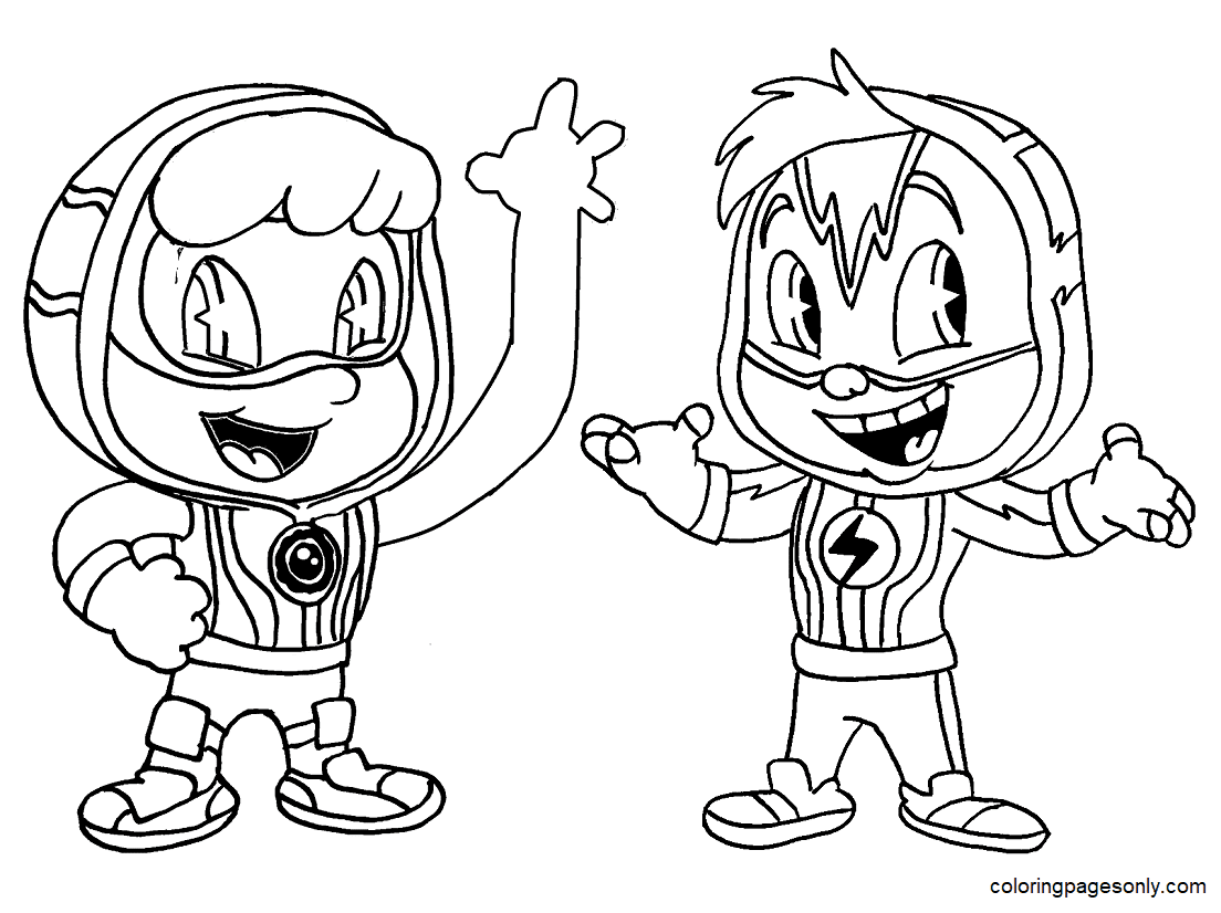 Action pack coloring pages printable for free download