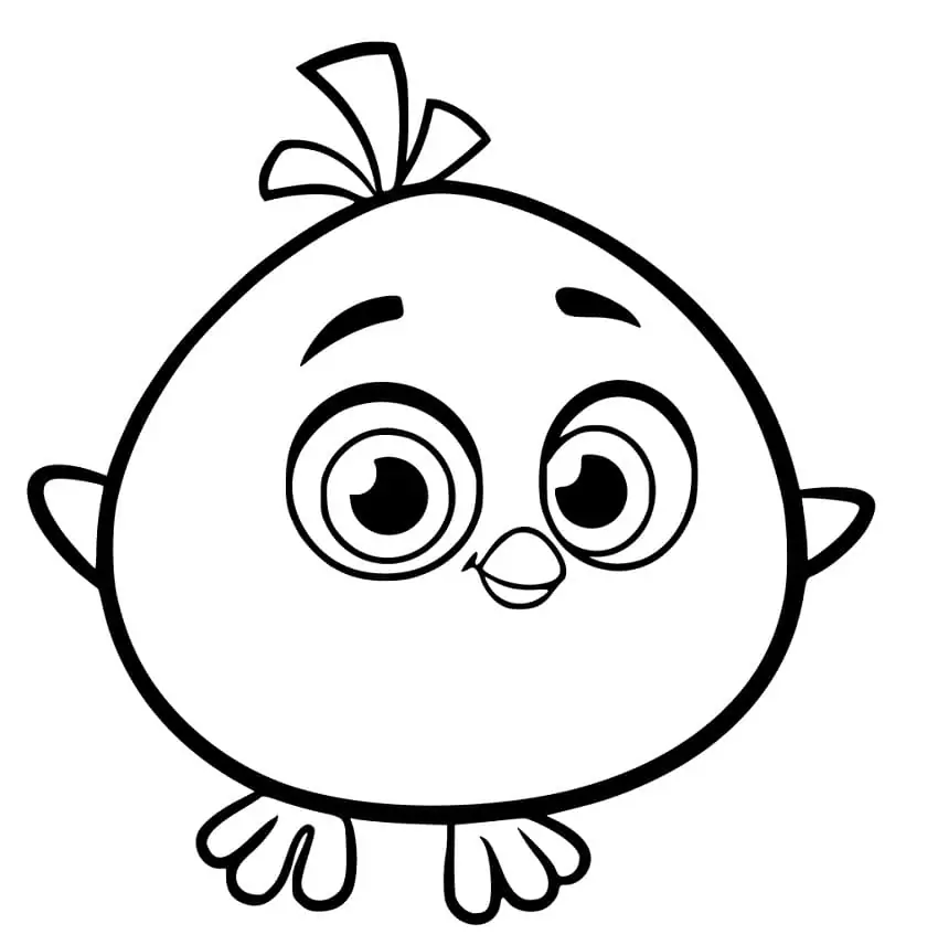 Cute top wing coloring page