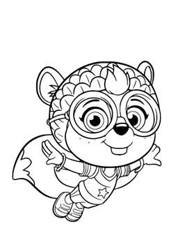 Nice coloring pages top wing on kids