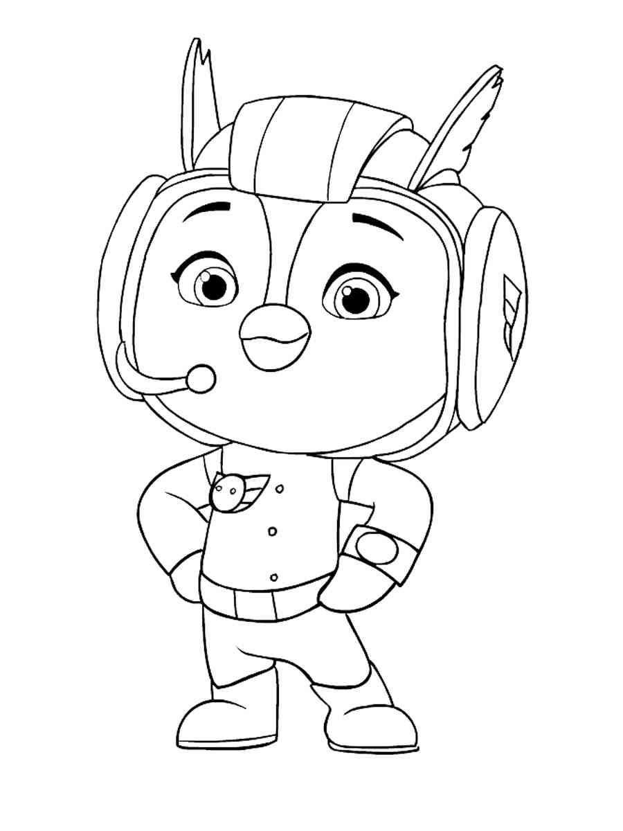 Top wing coloring pages