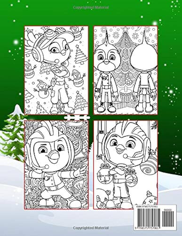 Top wing christmas coloring book top wing christmas adult coloring books young jayden books