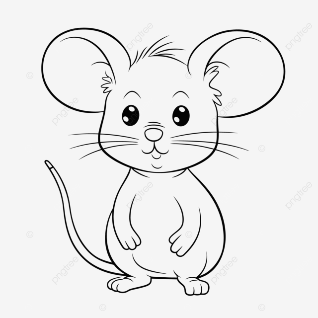 Disegno di simpatici topi da colorare disegni animali clip art contorni schizzi disegno vettore disegno di animali disegno del topo disegno del bambino png e vector per il download gratuo
