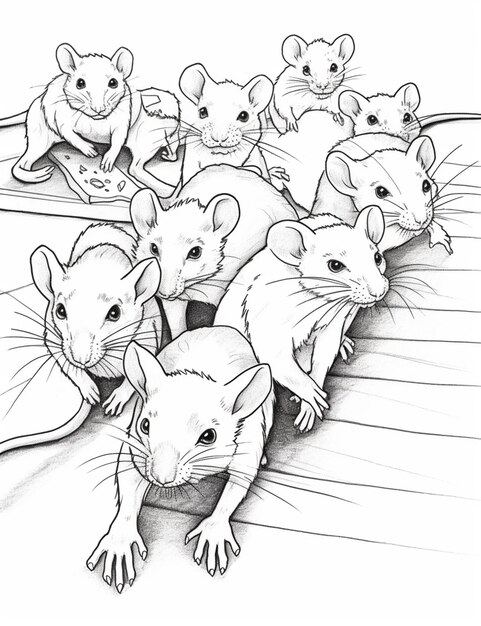 Page opossum coloring book images