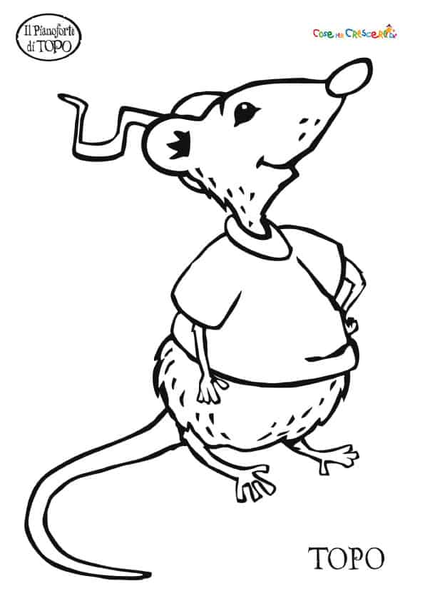 Disegno di topo cose per crescere