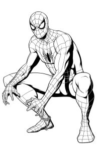 Marvel coloring pages for adults kids