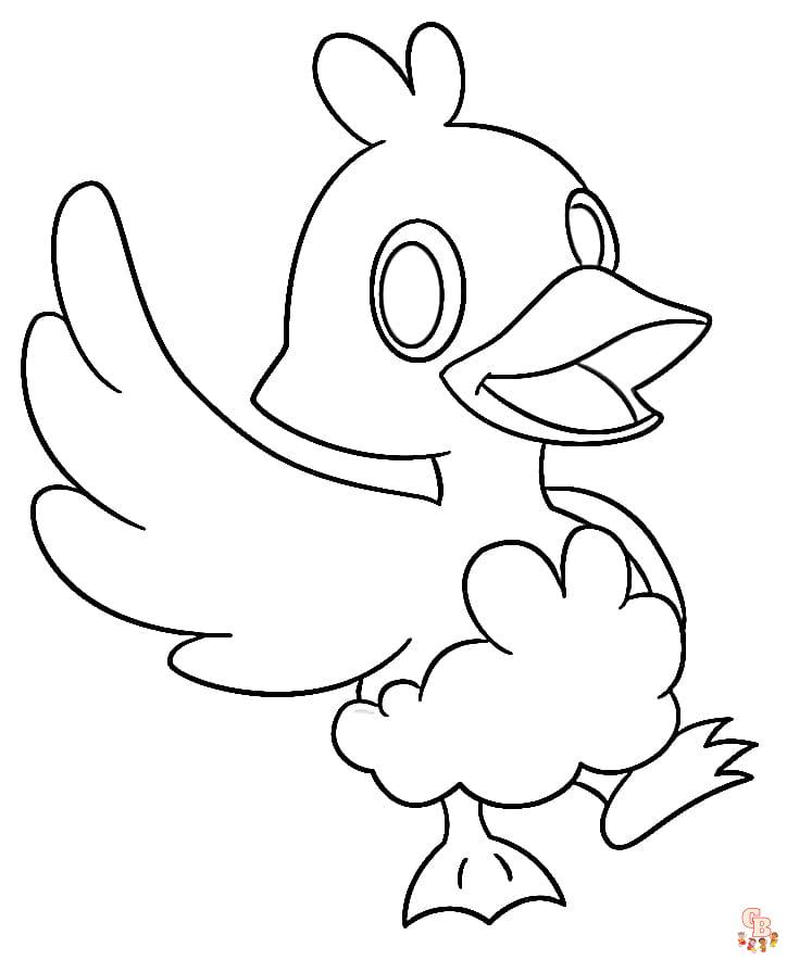 Discover the joy of coloring with garten of ducklett coloring pages