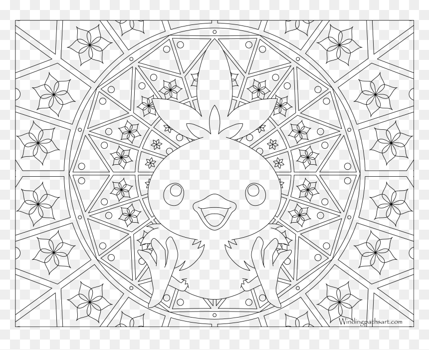Torchic pokemon coloring page