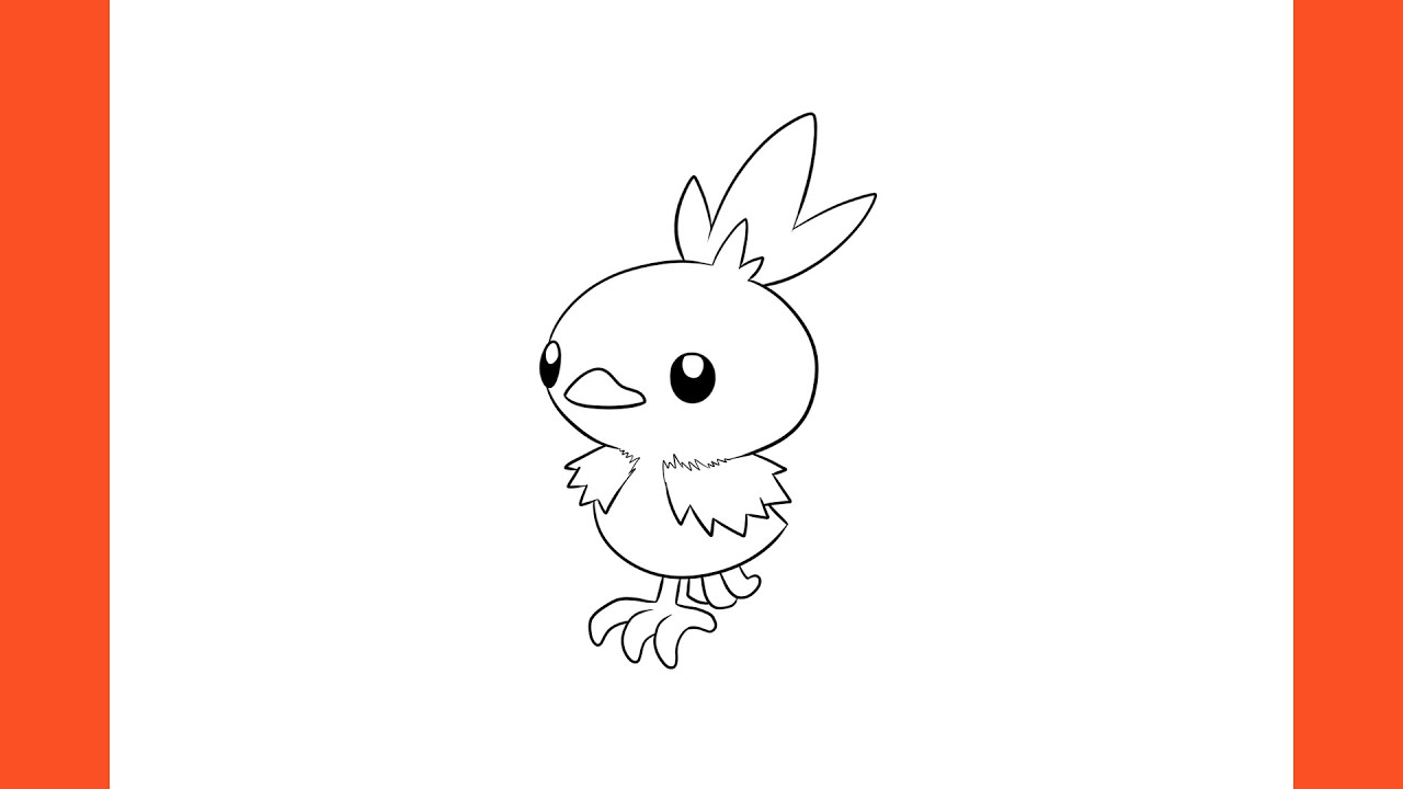 How to draw torchic pokãmon