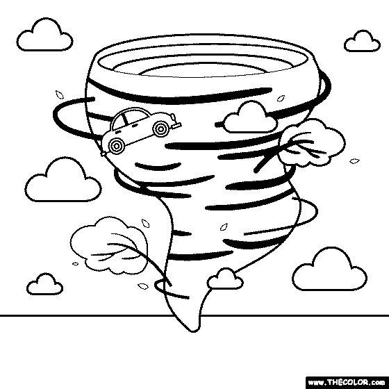 Nature coloring pages