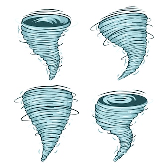 Tornado coloring page vectors illustrations for free download