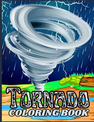 Tornado kids coloring book fun and easy kids coloring pages to natural disaster storm and more with high quality pictures by ms sali