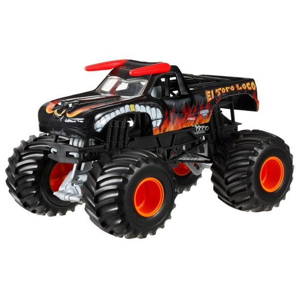 Hot wheels monster jam el toro loco black die