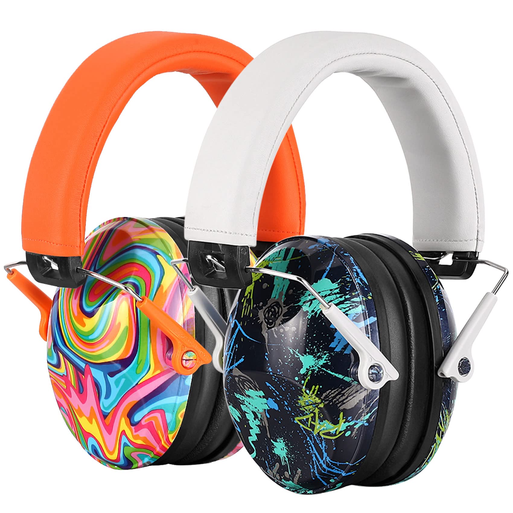 Prohear pack kids ear protection nrr db childrens earmuffs adjustable headband safety ear muffs for sports events concerts airports