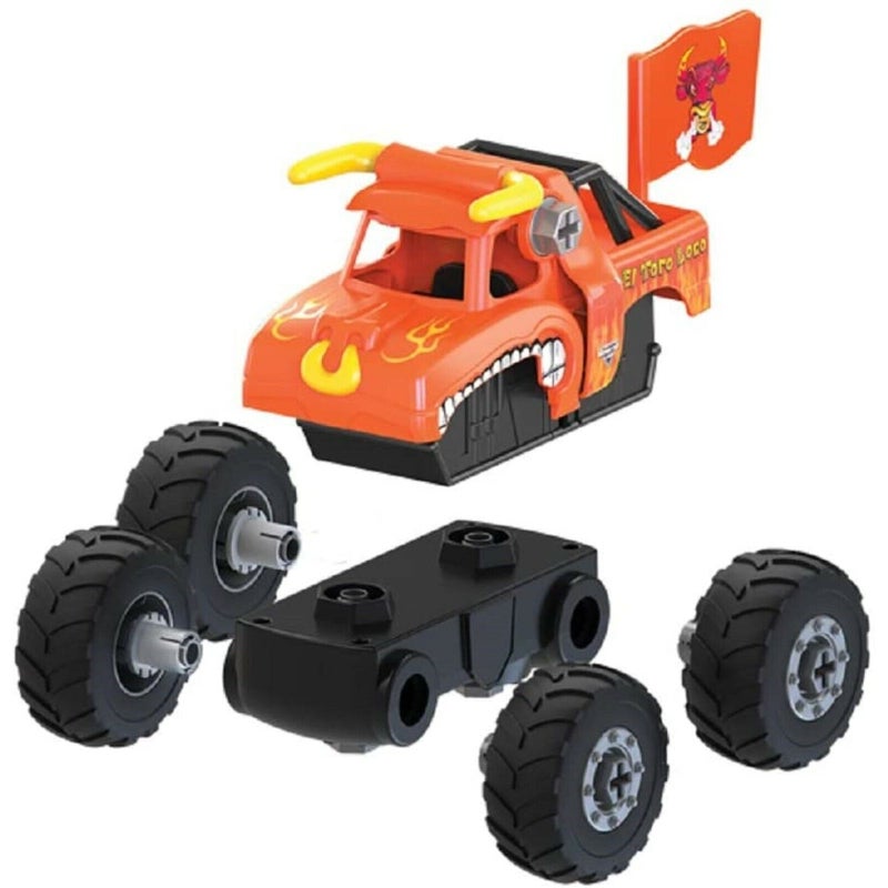 Buy monster jam machine maker remix el toro loco truck for toy build make race car