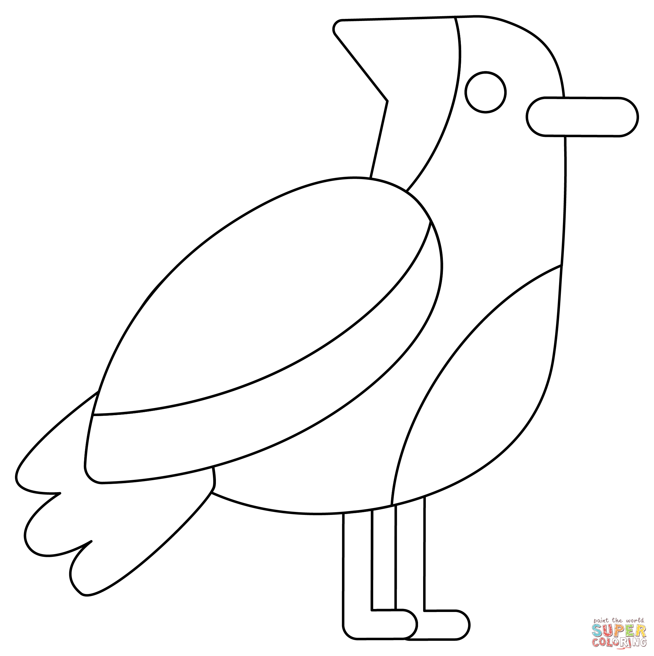 Blue jay coloring page free printable coloring pages
