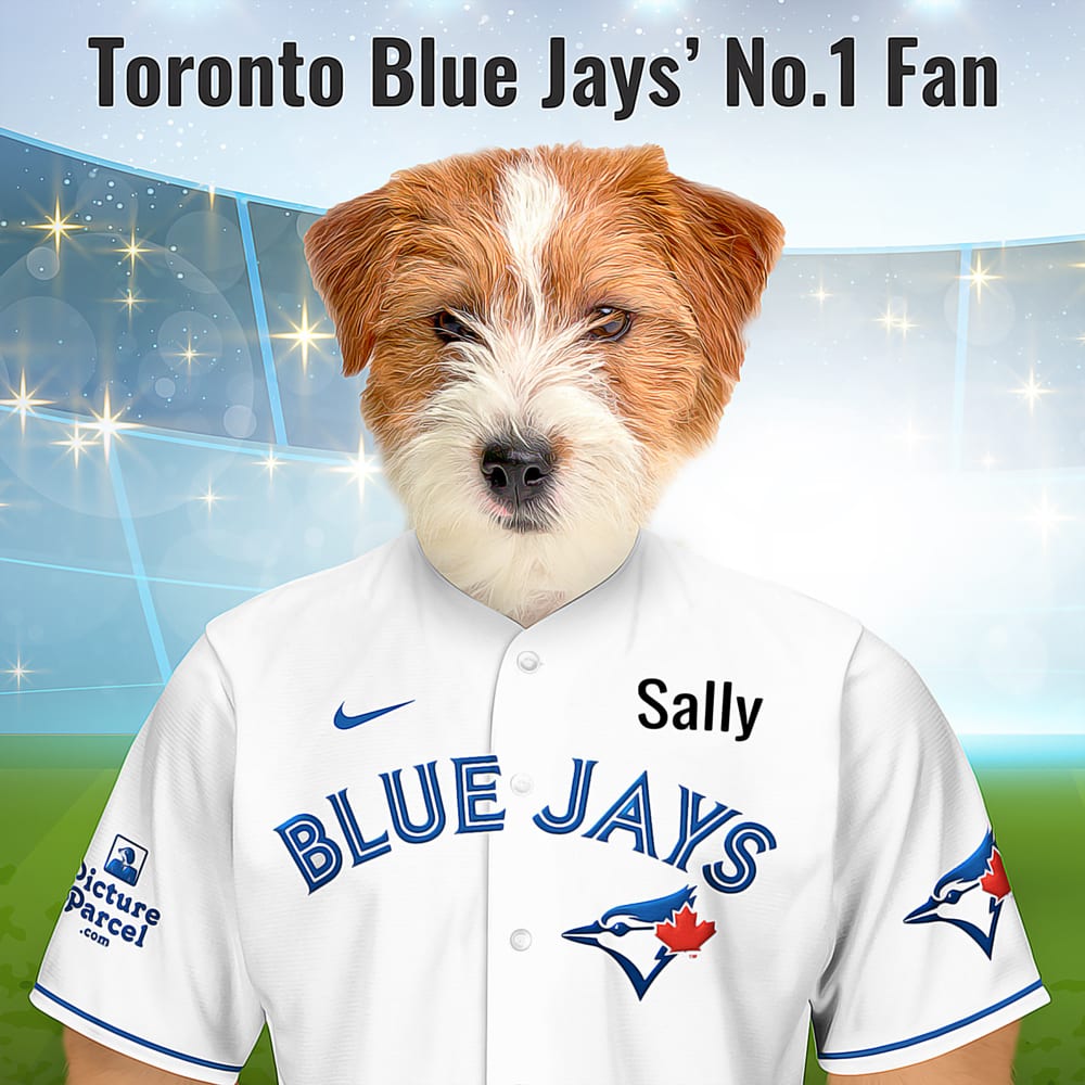 Toronto blue jays mlb fans pet portraits â picture parcel