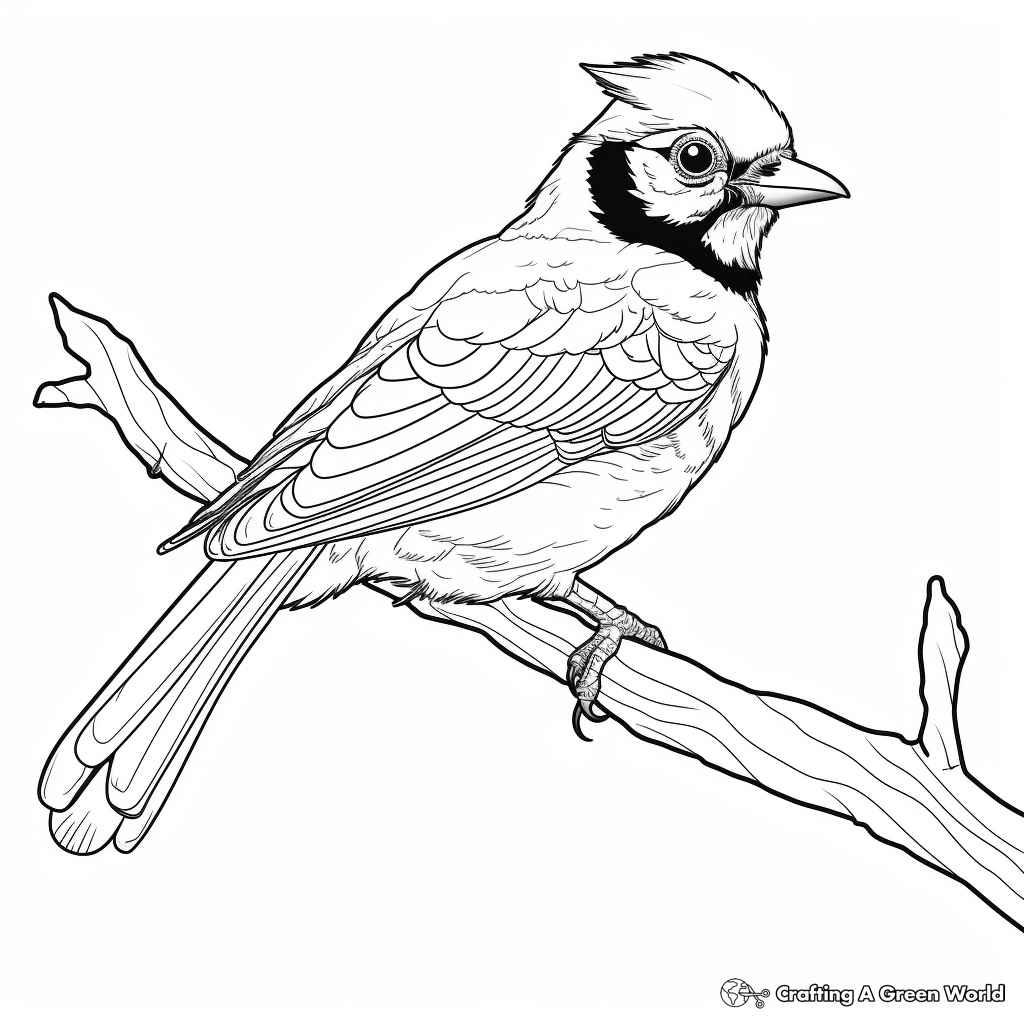 Blue jay coloring pages