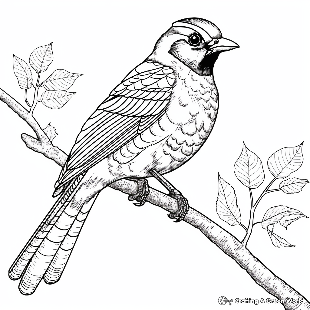 Blue jay coloring pages