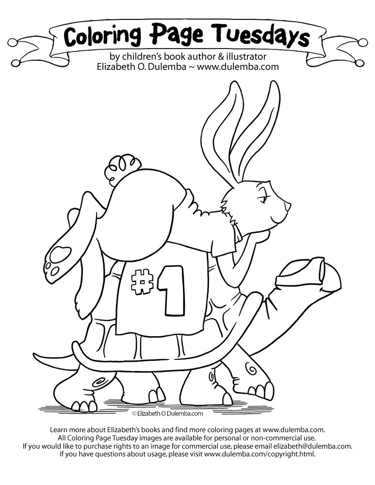 Coloring page tuesday