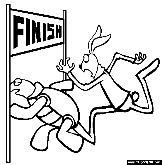 Aesops fables online coloring pages
