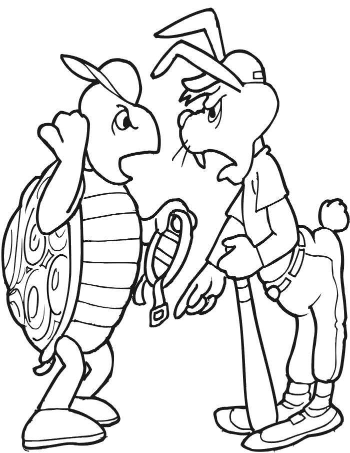 Tortoise coloring pages