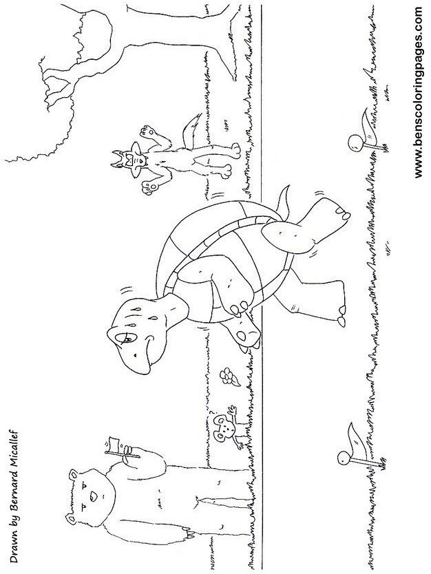 Tortoise and hare story page
