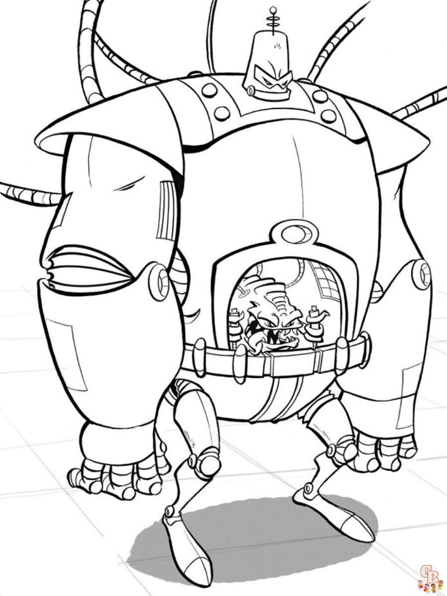 These ninja turtles coloring pages for kids