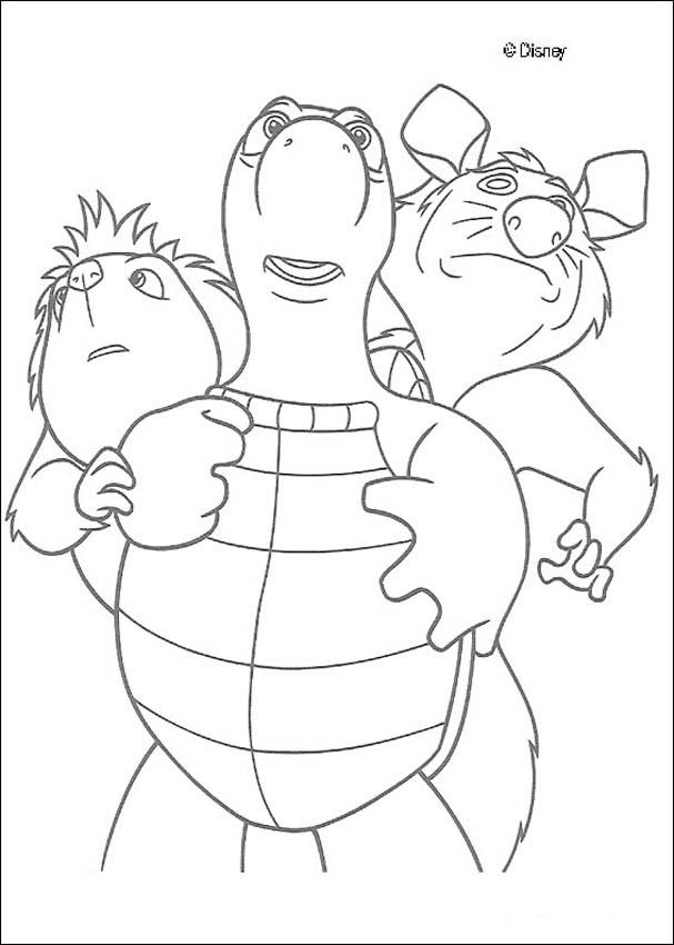 Verne penny and heather coloring pages