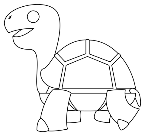 Turtle coloring page free printable coloring pages