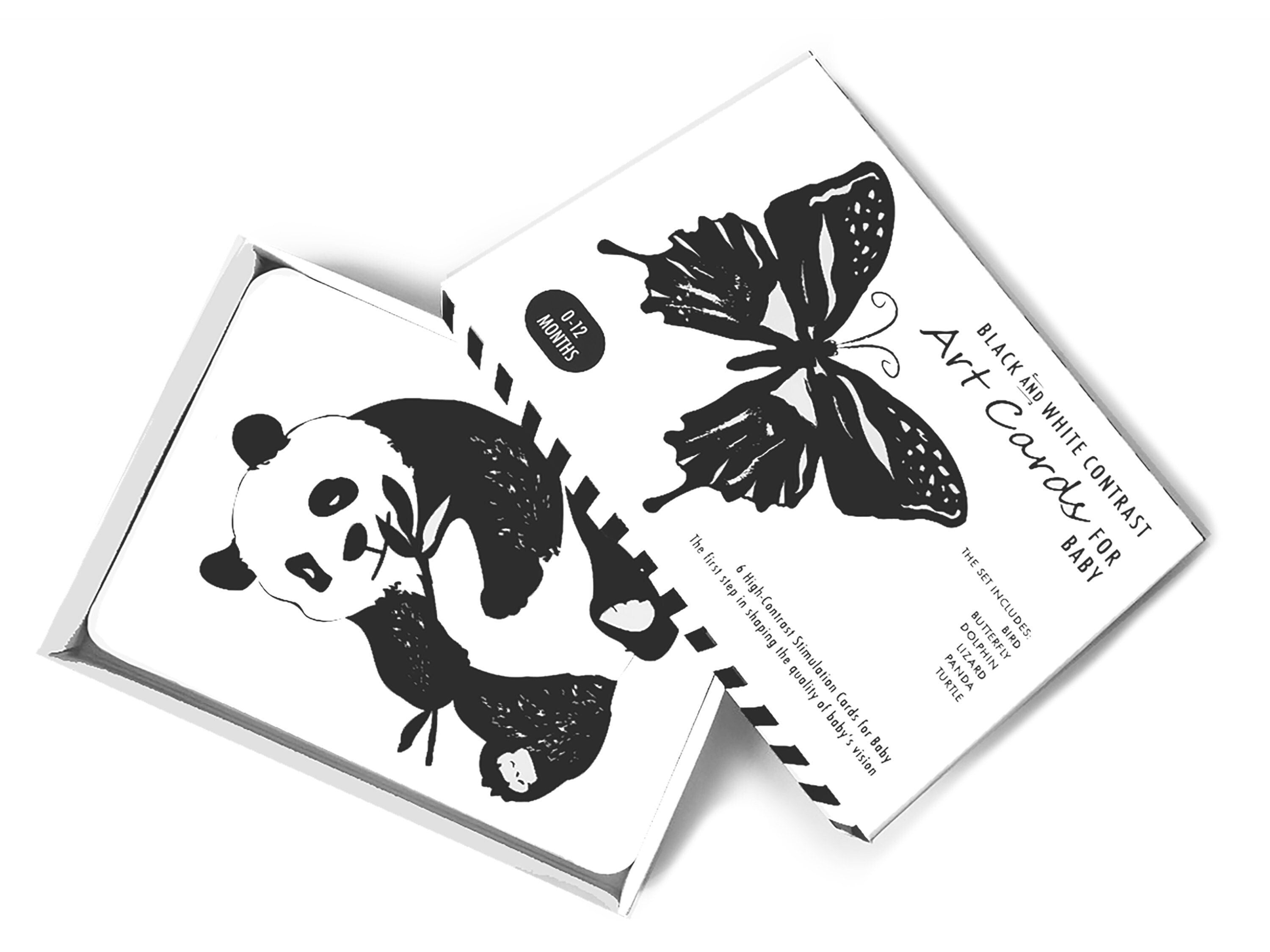 Contraste animal art cards