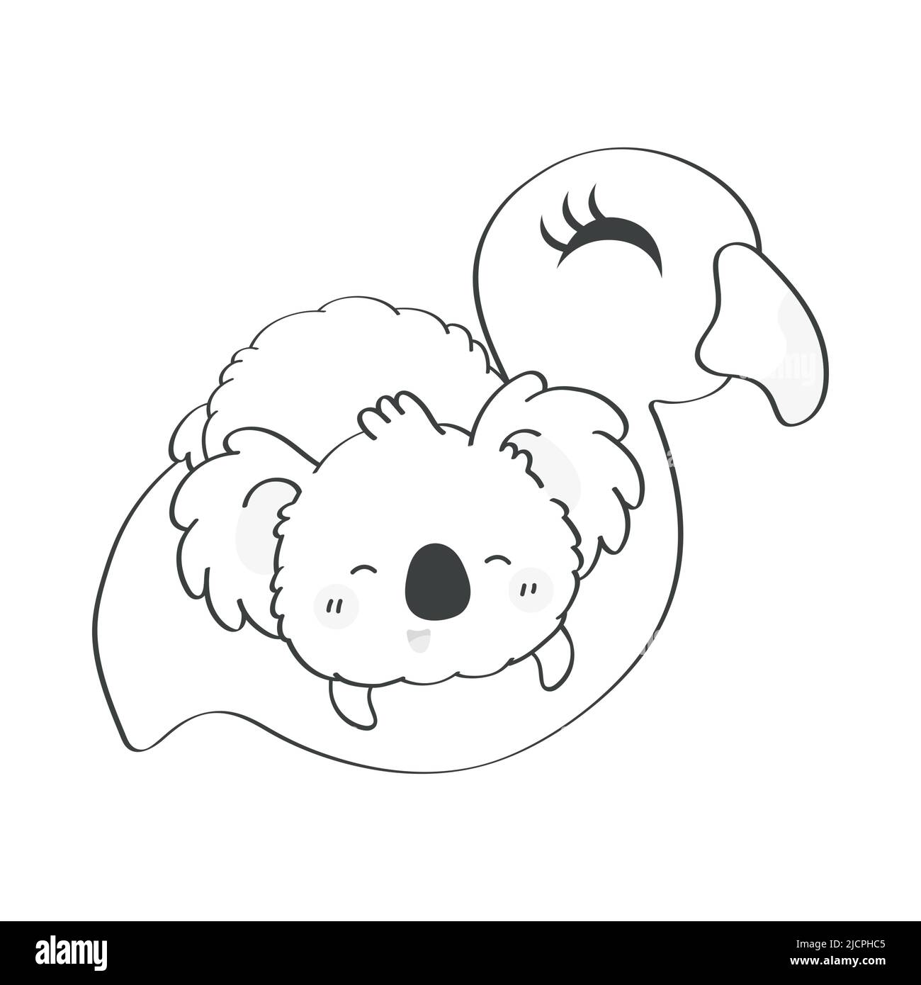 Black and white coloring hi